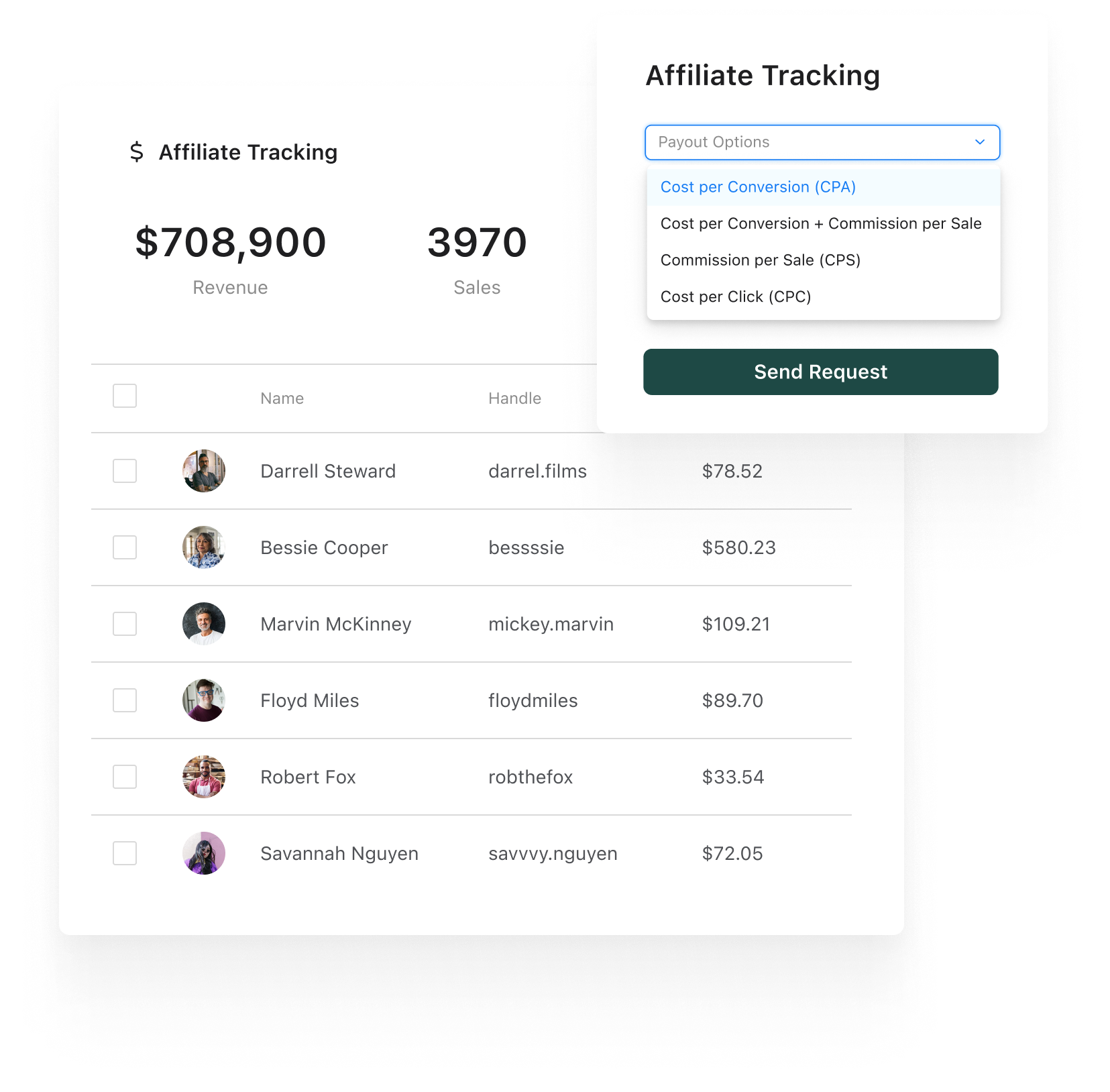 Create custom affiliate incentives with Aspire's affiliate feature