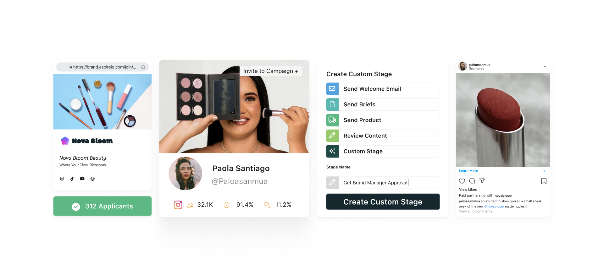 Flexible campaign workflow on Aspire